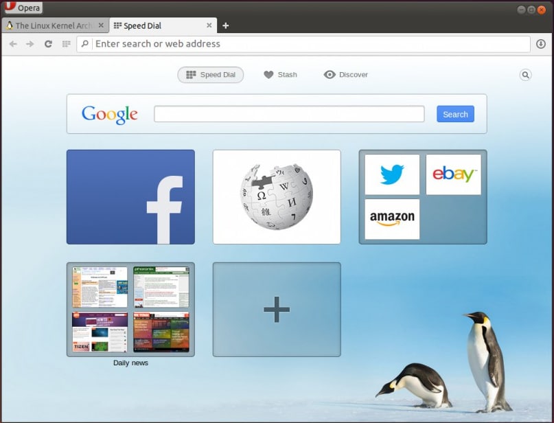 Opera Webbrowser